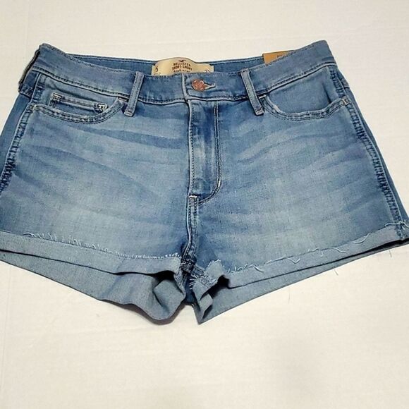 Hollister High Rise Casual Trendy Booty Shorty Short Jeans - Picture 3 of 12